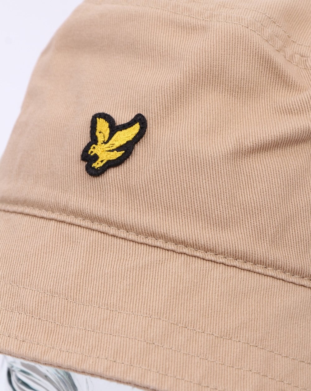 Lyle And Scott Cotton Twill Bucket Hat Sand Storm