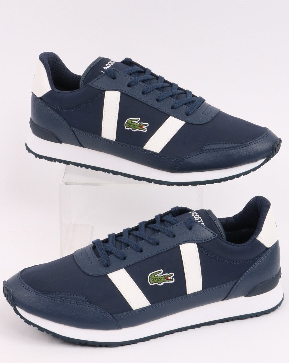Lacoste Partner Trainer Navy/off White