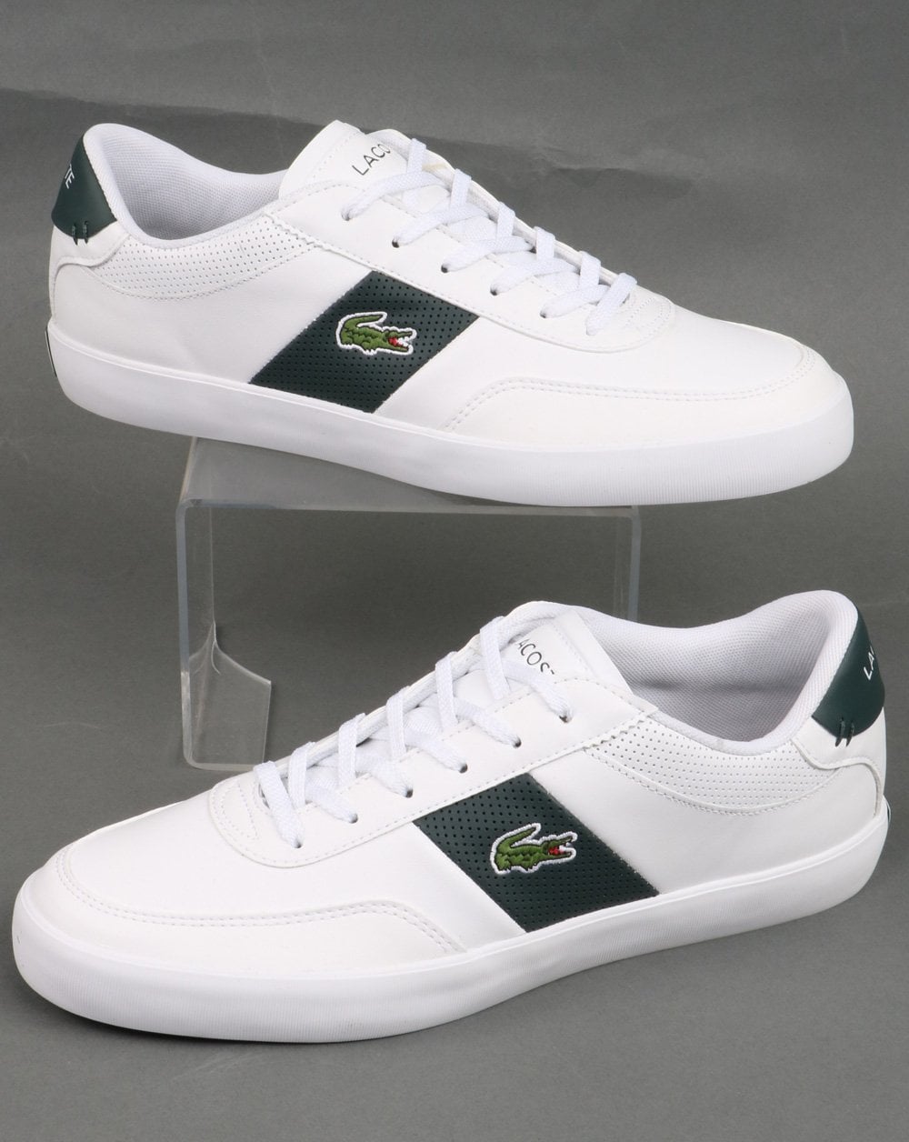 Lacoste Court Master Trainer White/Dark Green