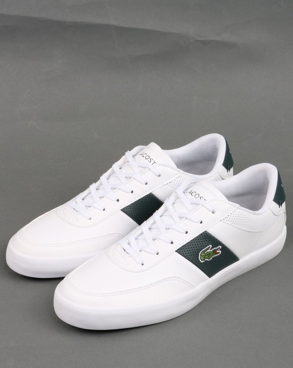 Lacoste Court Master Trainer White/Dark Green