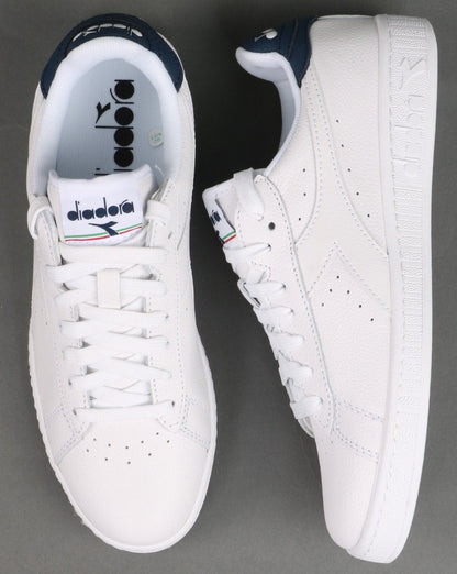Diadora Game L Low Optical White/Denim Blue