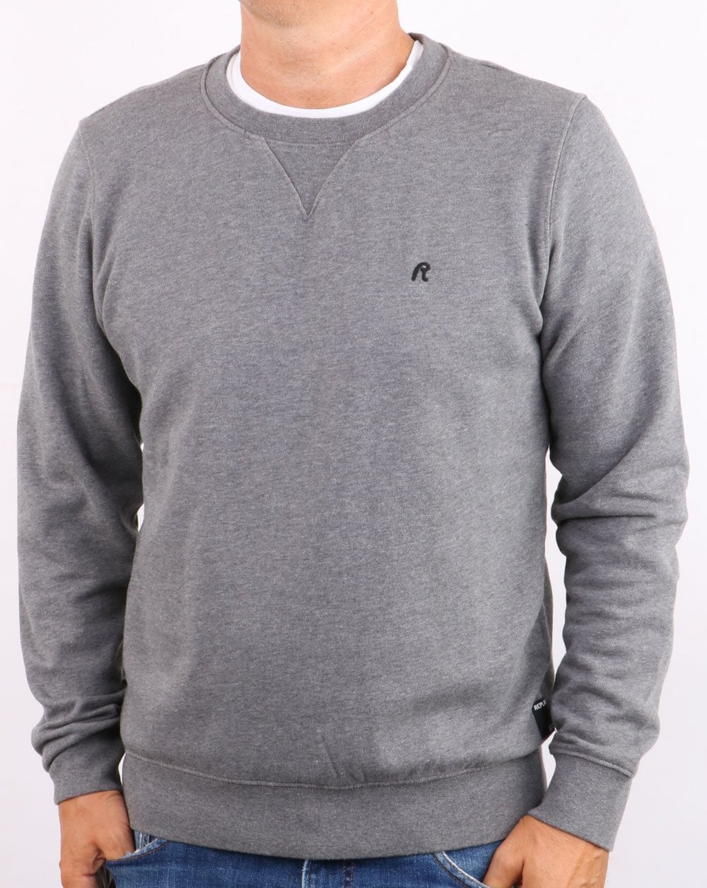 Replay Sweatshirt Grey Melange