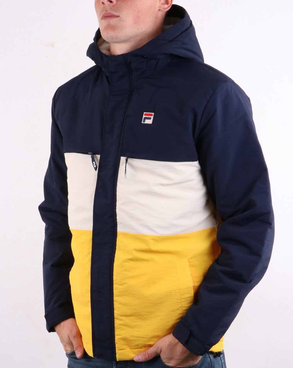 Fila Vintage Raul Jacket Navy/Yellow/Turtle Dove