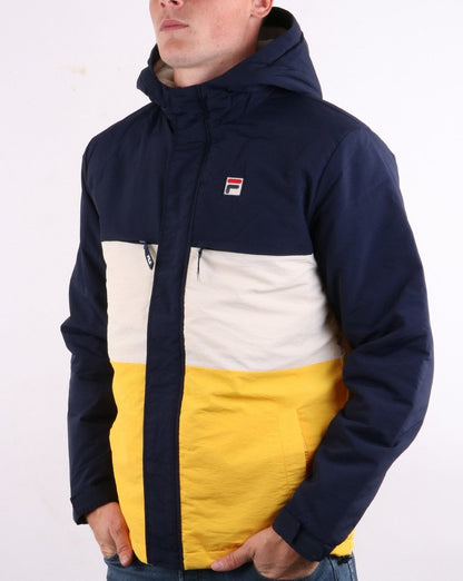 Fila Vintage Raul Jacket Navy/Yellow/Turtle Dove