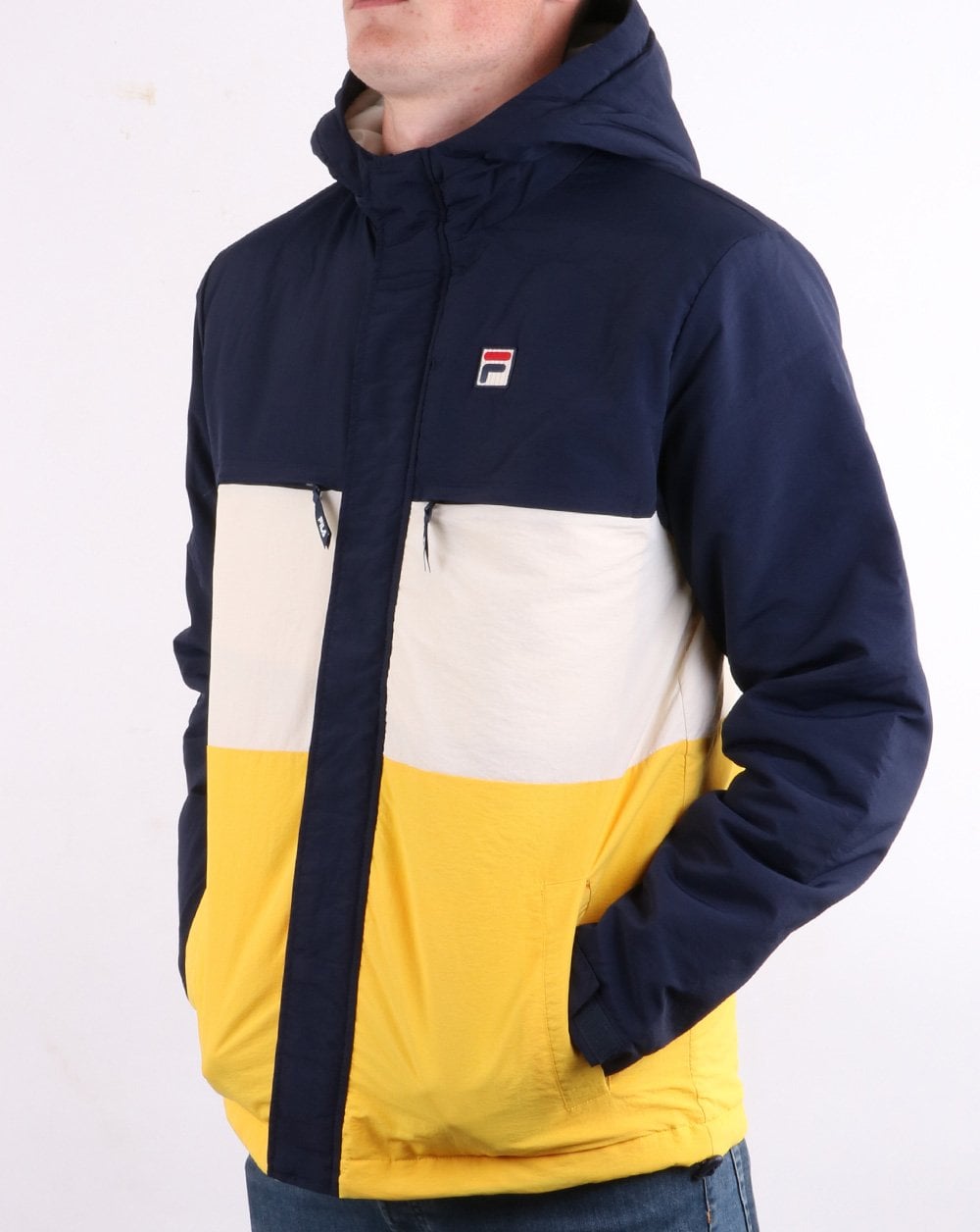 Fila Vintage Raul Jacket Navy/Yellow/Turtle Dove