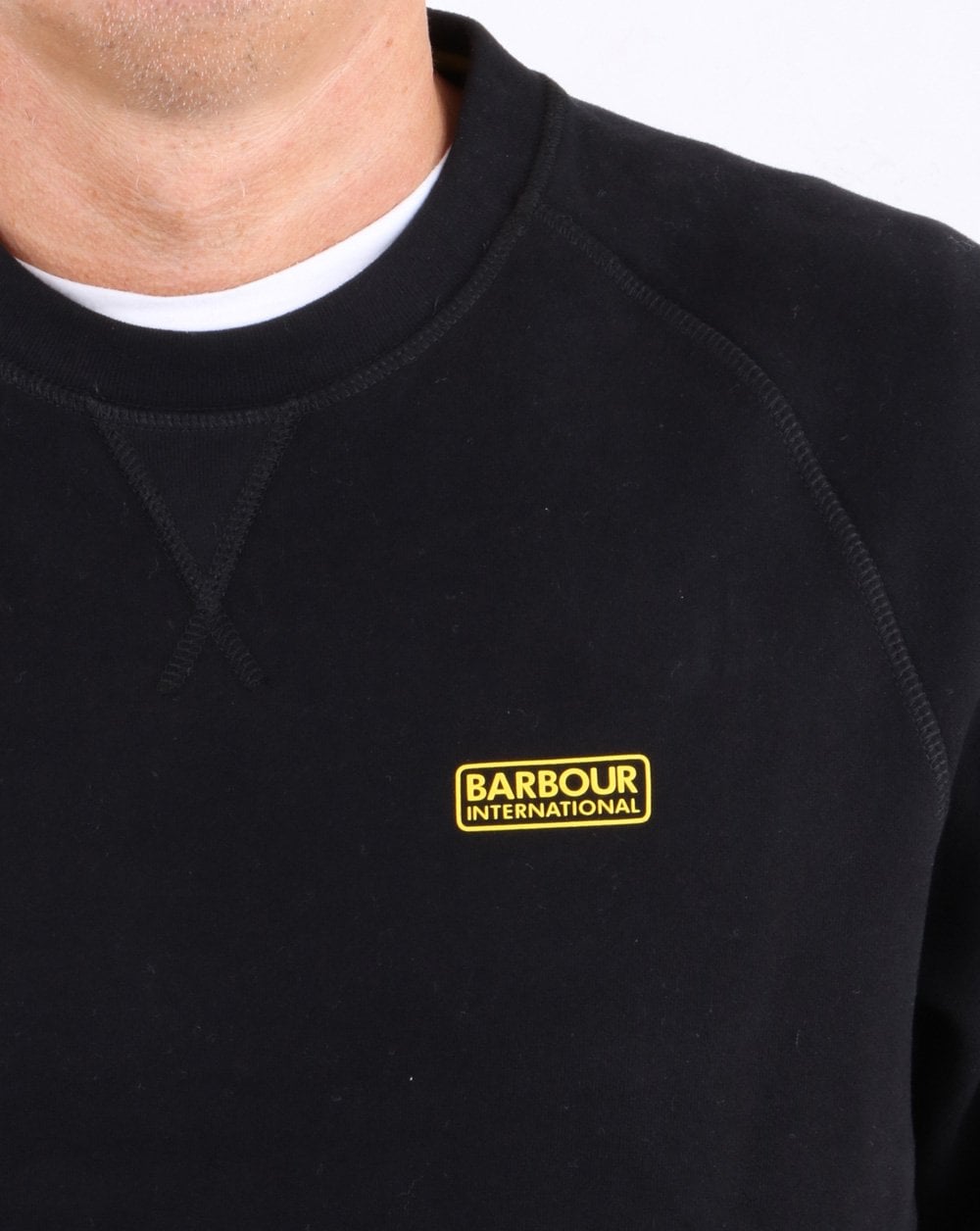 Barbour International Essential Crew Sweat Black