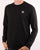 Adidas Originals Back + Front Trefoil Long Sleeve T Shirt Black