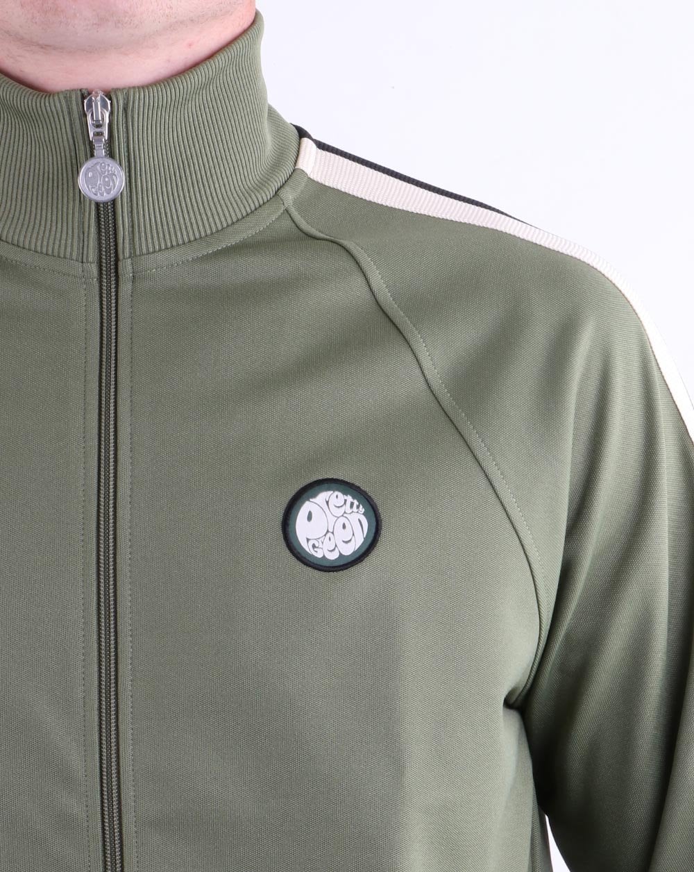 Pretty Green Tilby Track Top Khaki