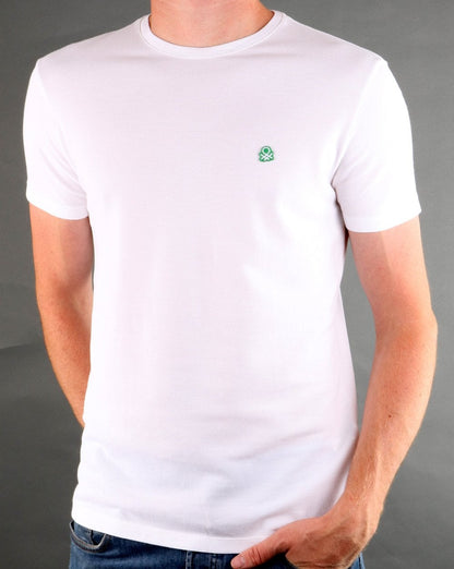 Benetton Patch Logo T-shirt White