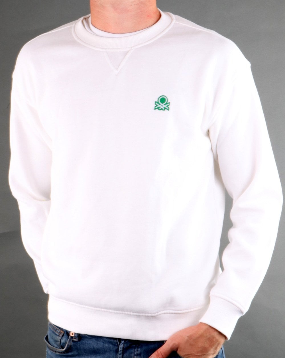 Benetton Sweatshirt White