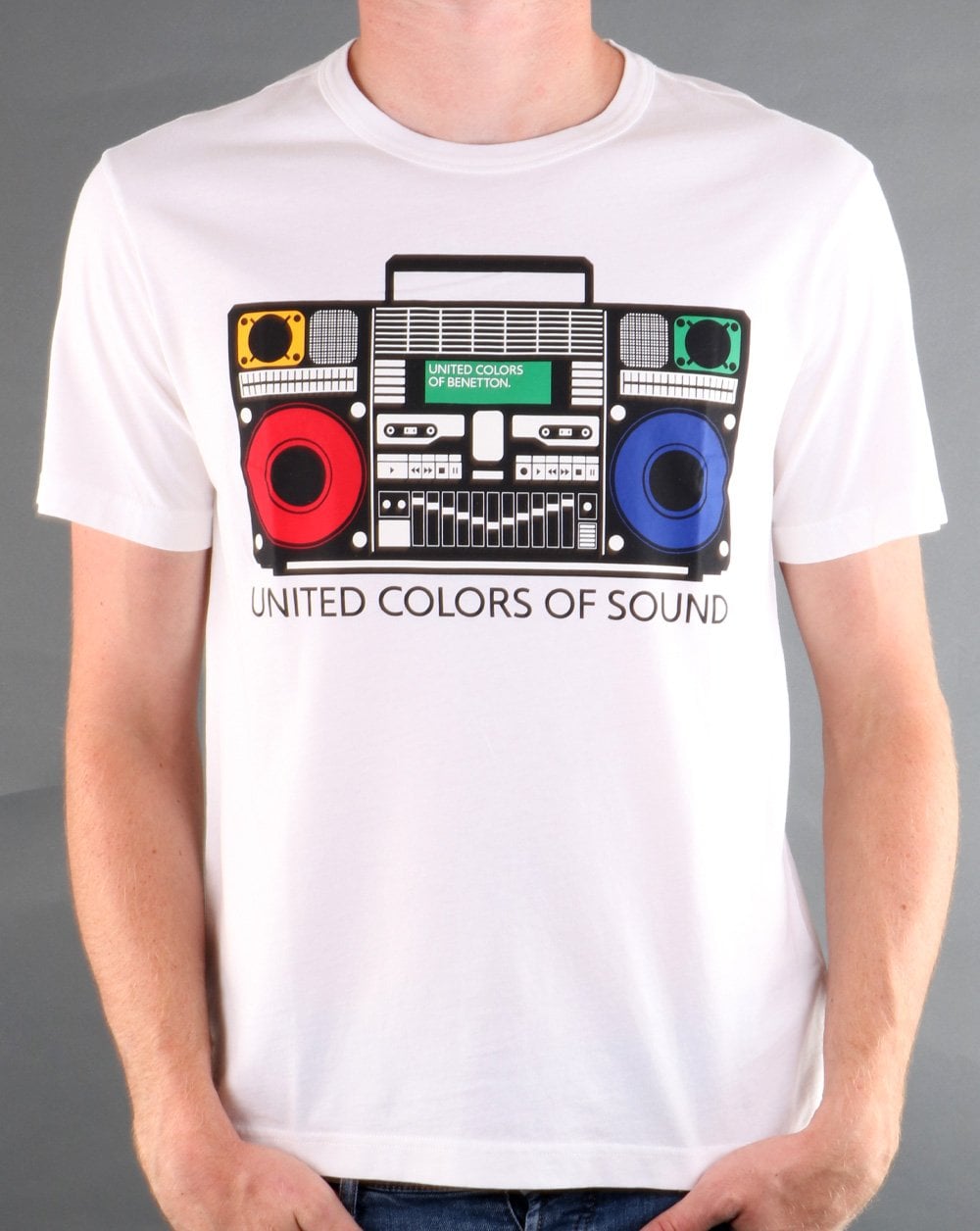 Benetton Printed T-shirt White