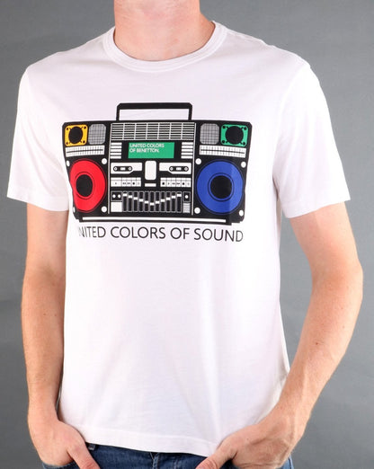 Benetton Printed T-shirt White