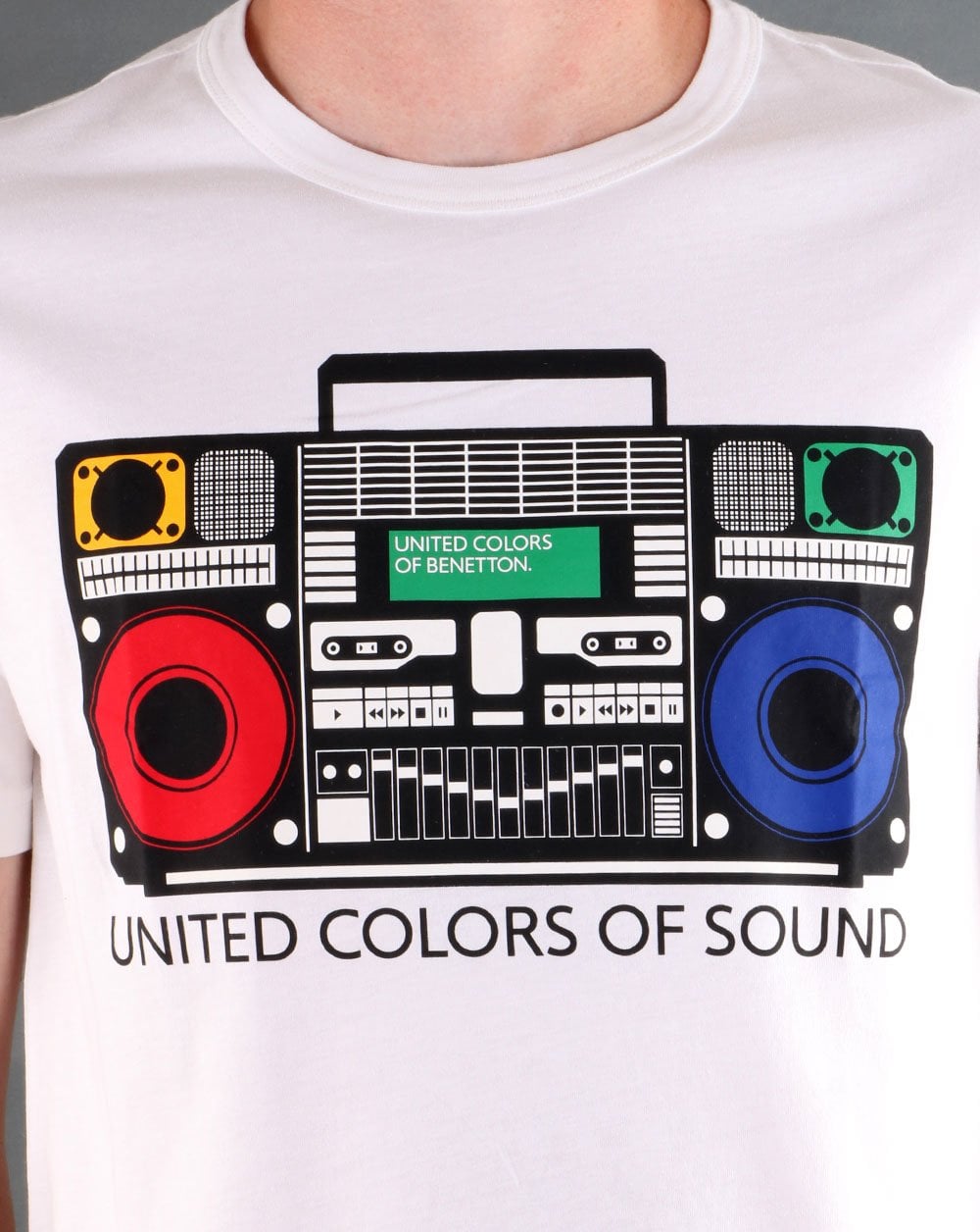 Benetton Printed T-shirt White