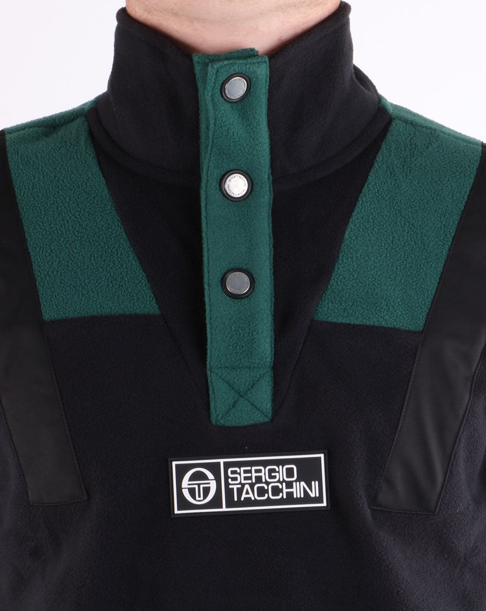 Sergio Tacchini Boom Polar Fleece Pullover Black