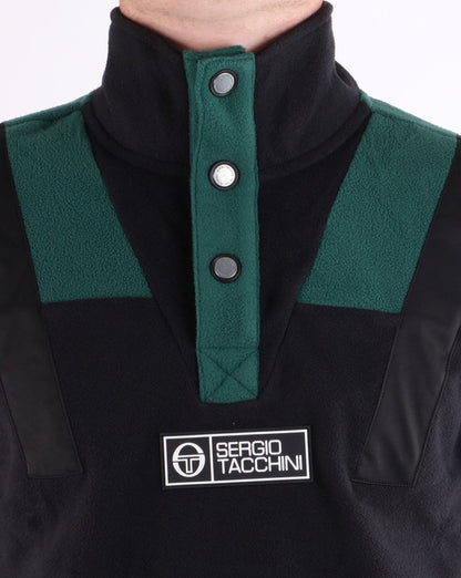 Sergio Tacchini Boom Polar Fleece Pullover Black