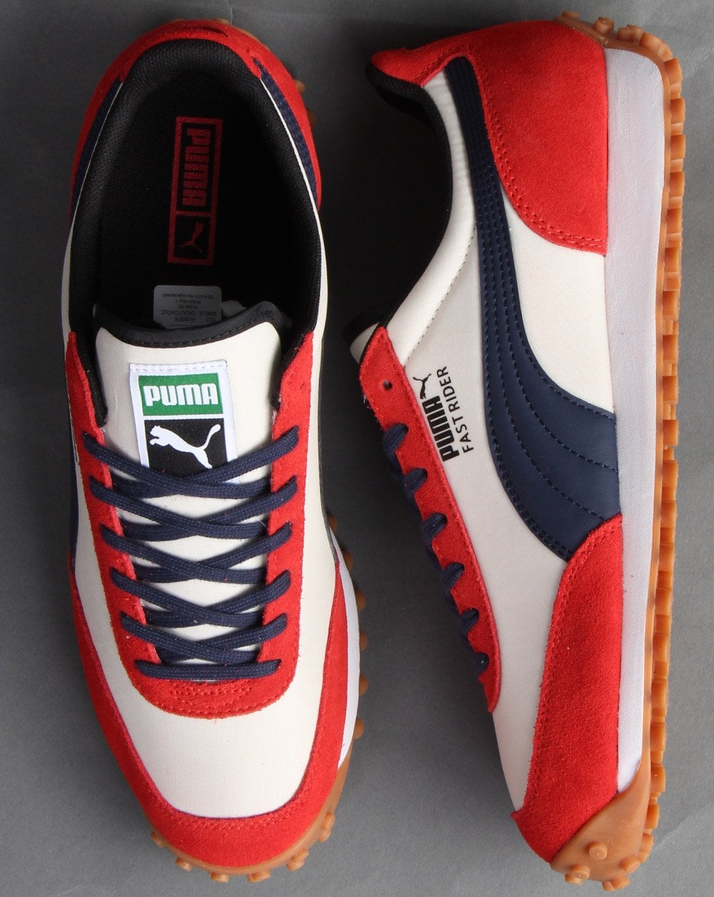 Puma Fast Rider Source Trainer White/Red
