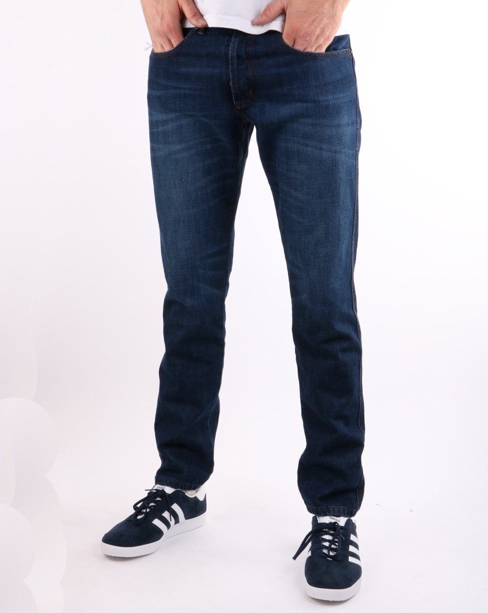 Lois Terrace Regular Taper Jeans Vintage Wash