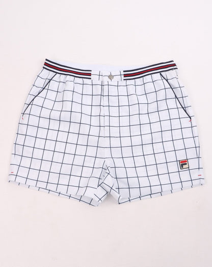 Fila Vintage Check Shorts White/Navy