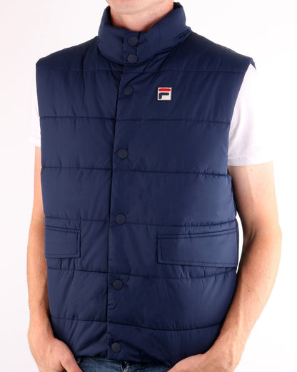 Fila Vintage Smithfield Gilet Navy