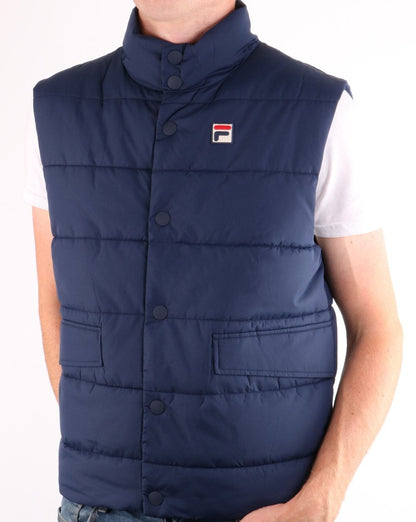 Fila Vintage Smithfield Gilet Navy