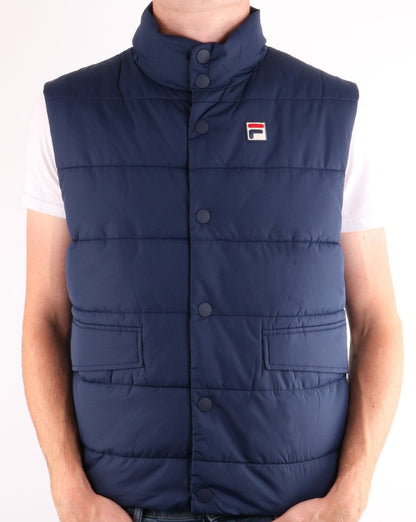 Fila Vintage Smithfield Gilet Navy