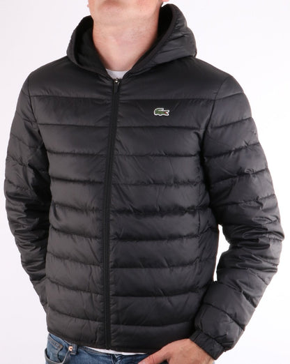 Lacoste Hooded Jacket Black
