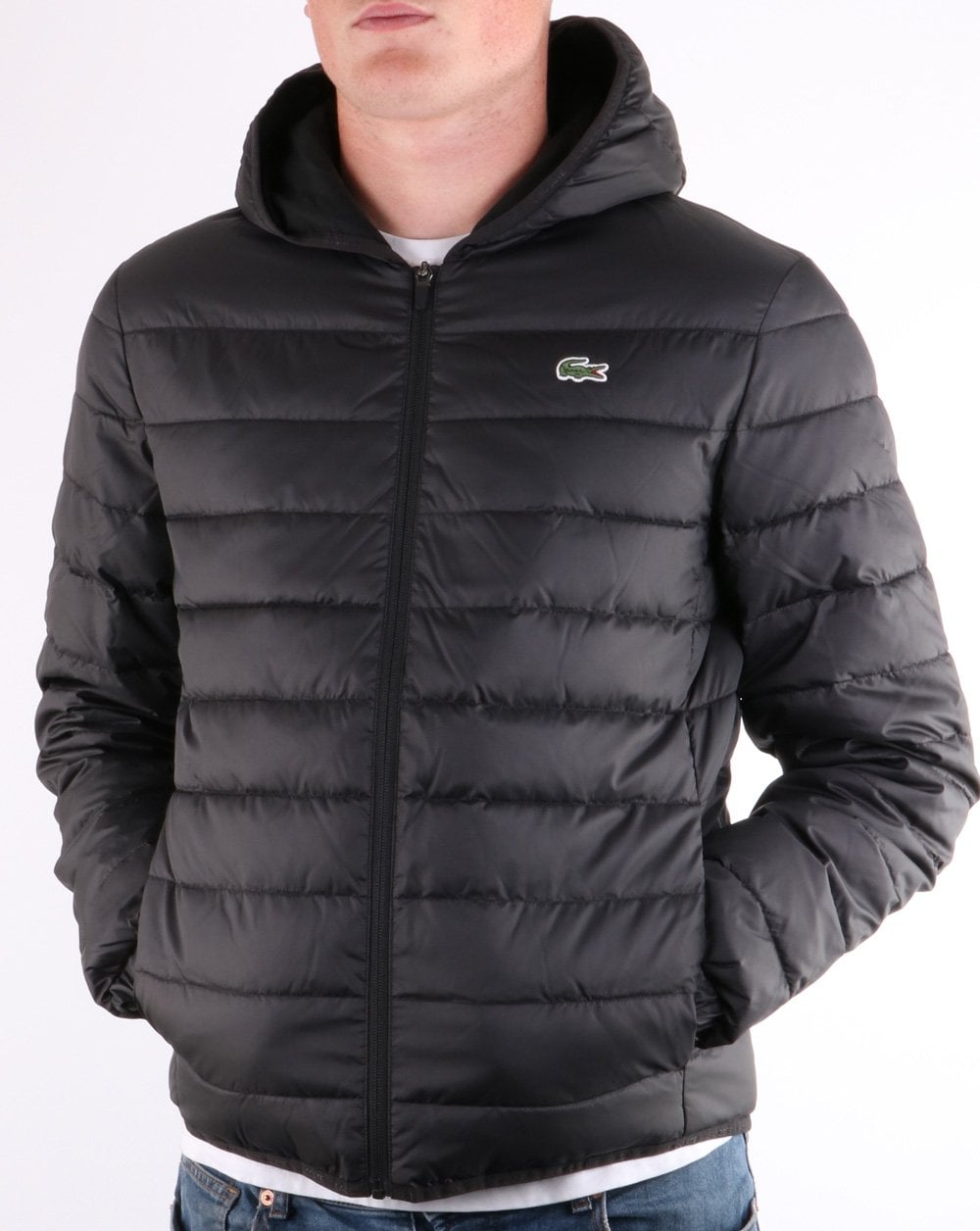 Lacoste Hooded Jacket Black