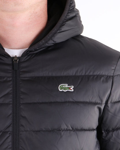 Lacoste Hooded Jacket Black