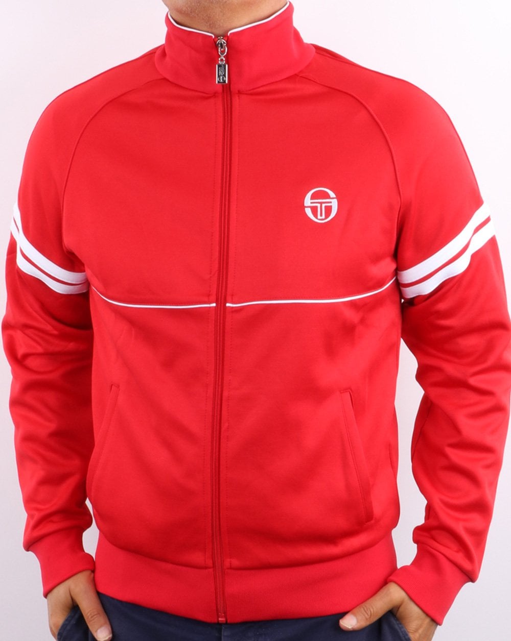 Sergio Tacchini Star Track Top Red/White