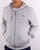 Lacoste Full Zip Hoodie Grey