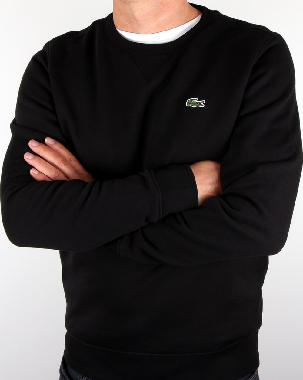 Lacoste Crew Neck Sweatshirt Black