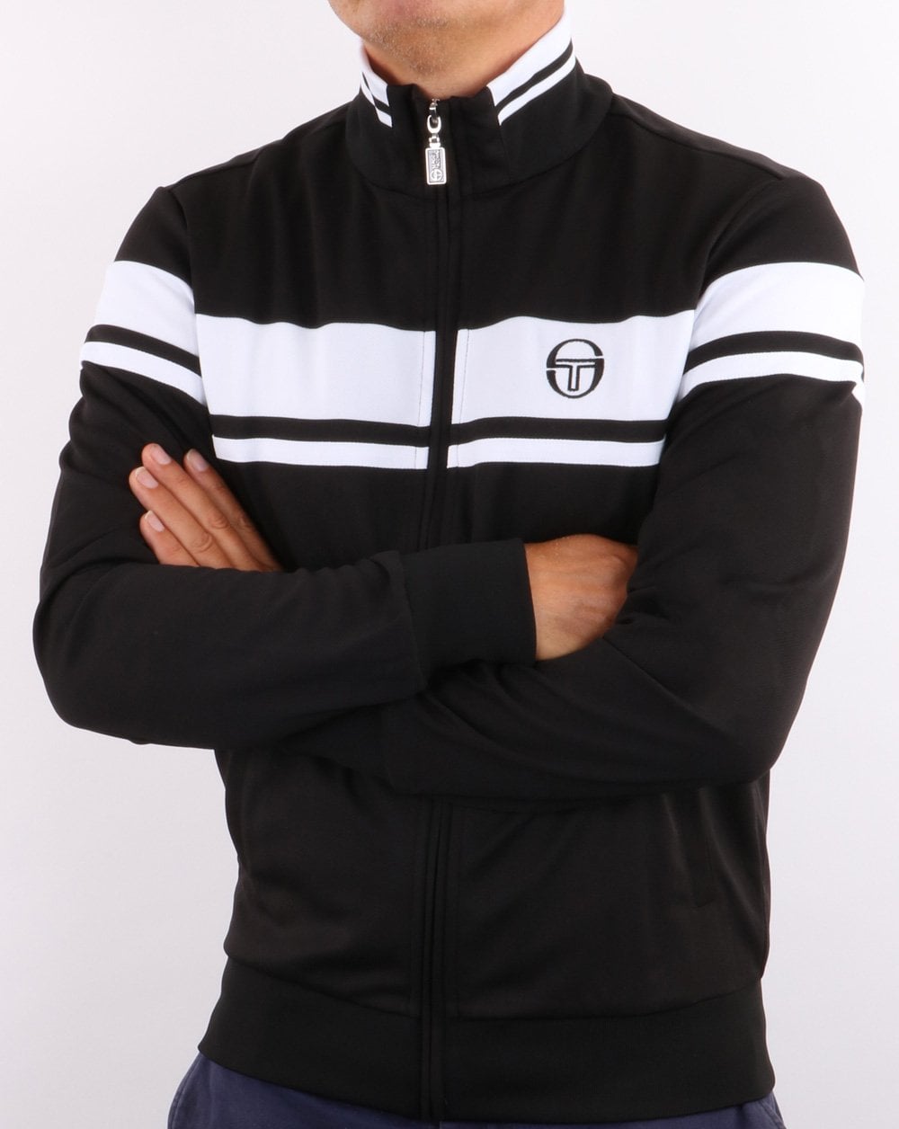Sergio Tacchini Masters Track Top Black/white