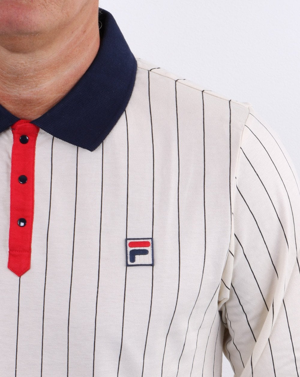Fila Vintage Settanta L/S Polo Shirt Og Vintage Colours