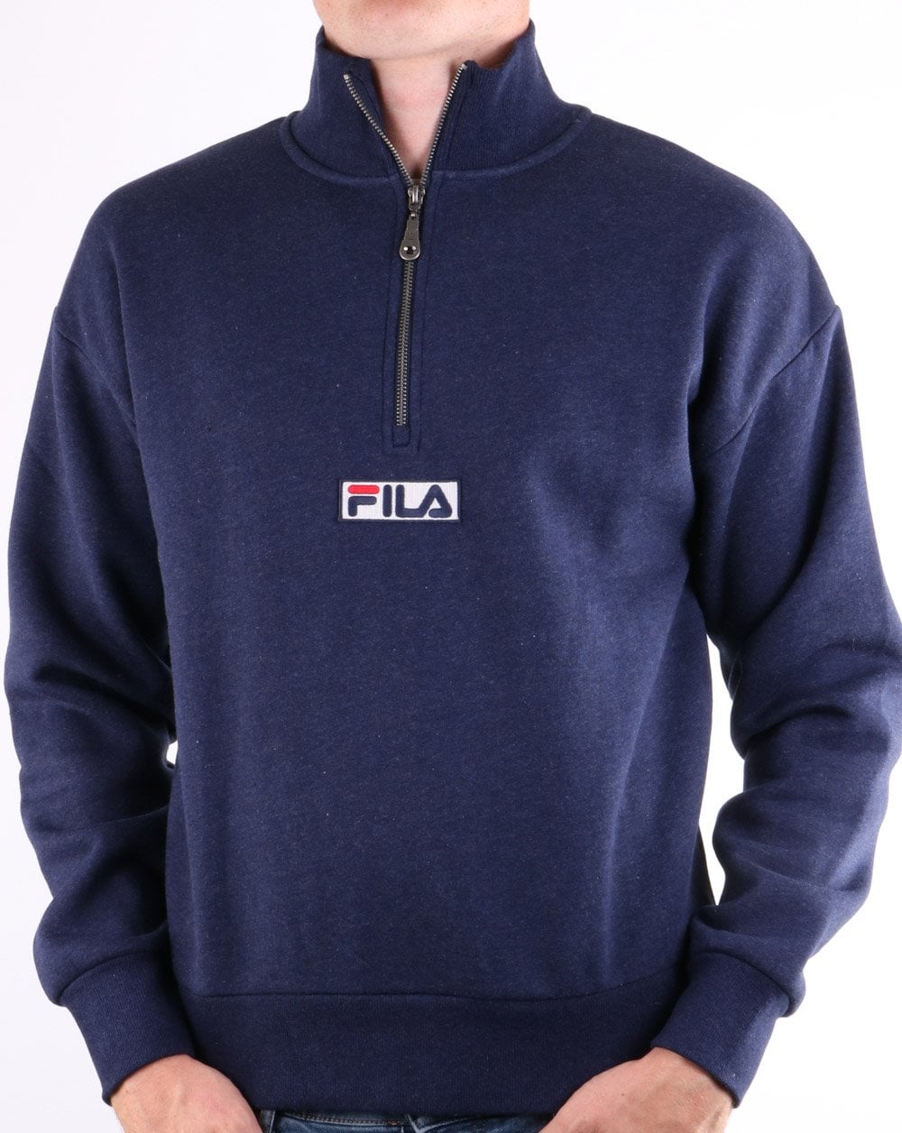 Fila Vintage 1/2 Zip Sweat Navy