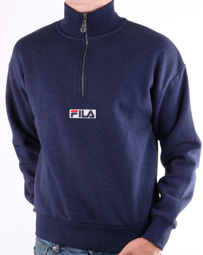 Fila Vintage 1/2 Zip Sweat Navy