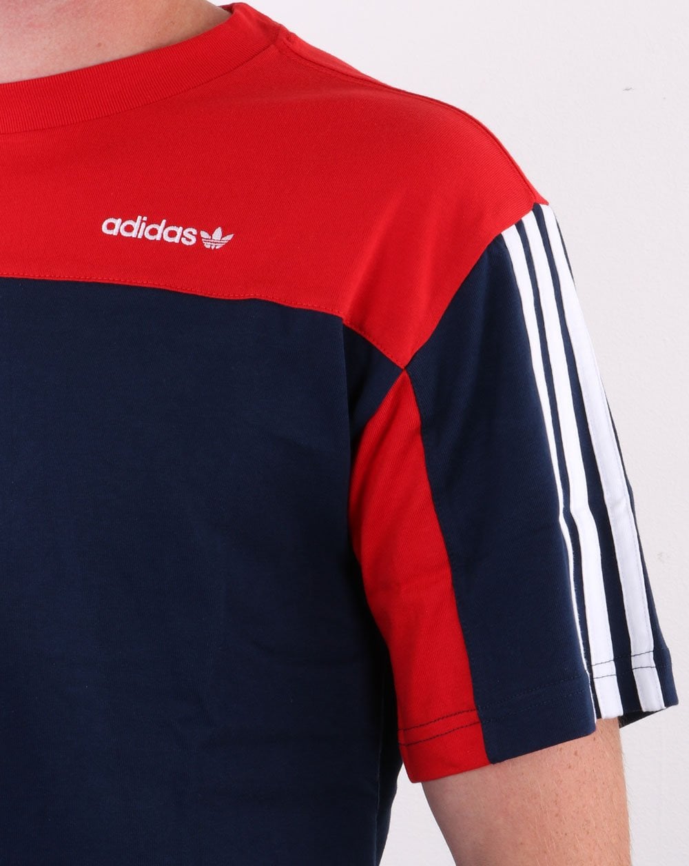 Adidas Originals Classics T Shirt Navy/Red