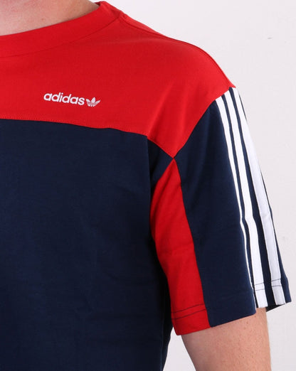 Adidas Originals Classics T Shirt Navy/Red