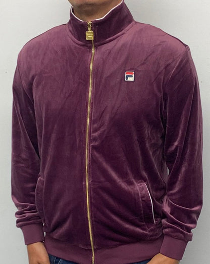 Fila Vintage Velour Track Top soft purple