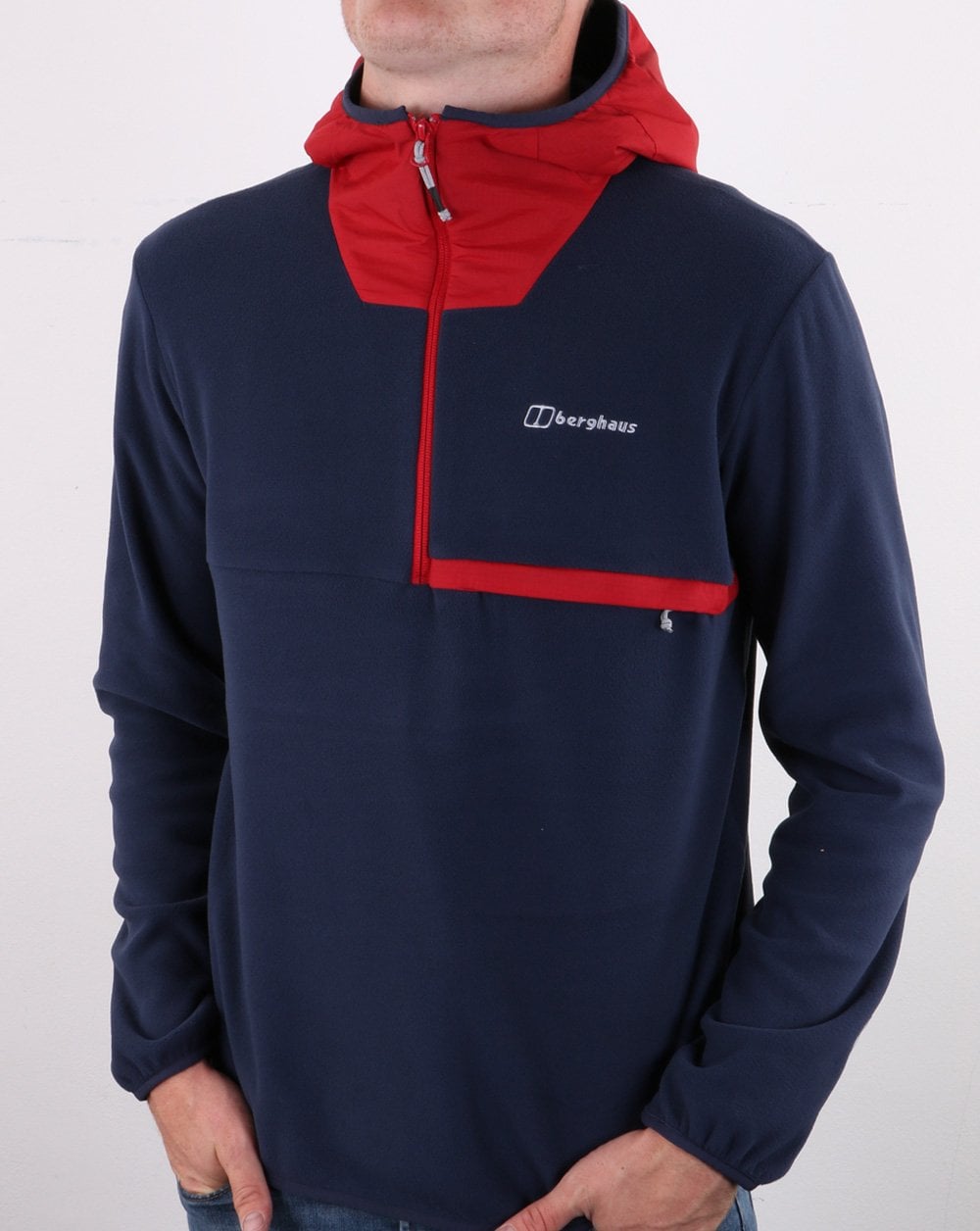 Berghaus Aslam Hooded Half Zip Dusk/Red