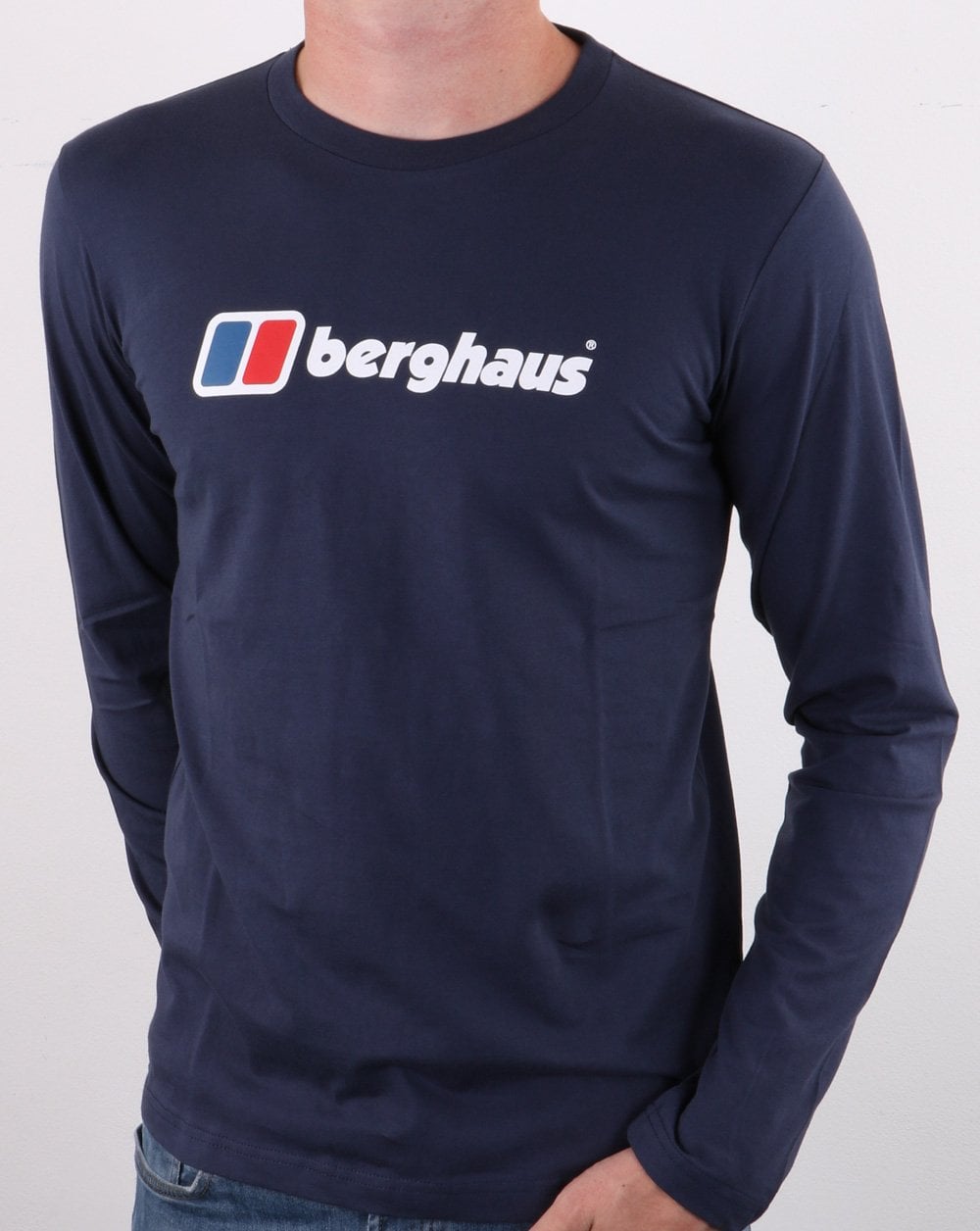 Berghaus Logo L/s T-shirt Dark Blue