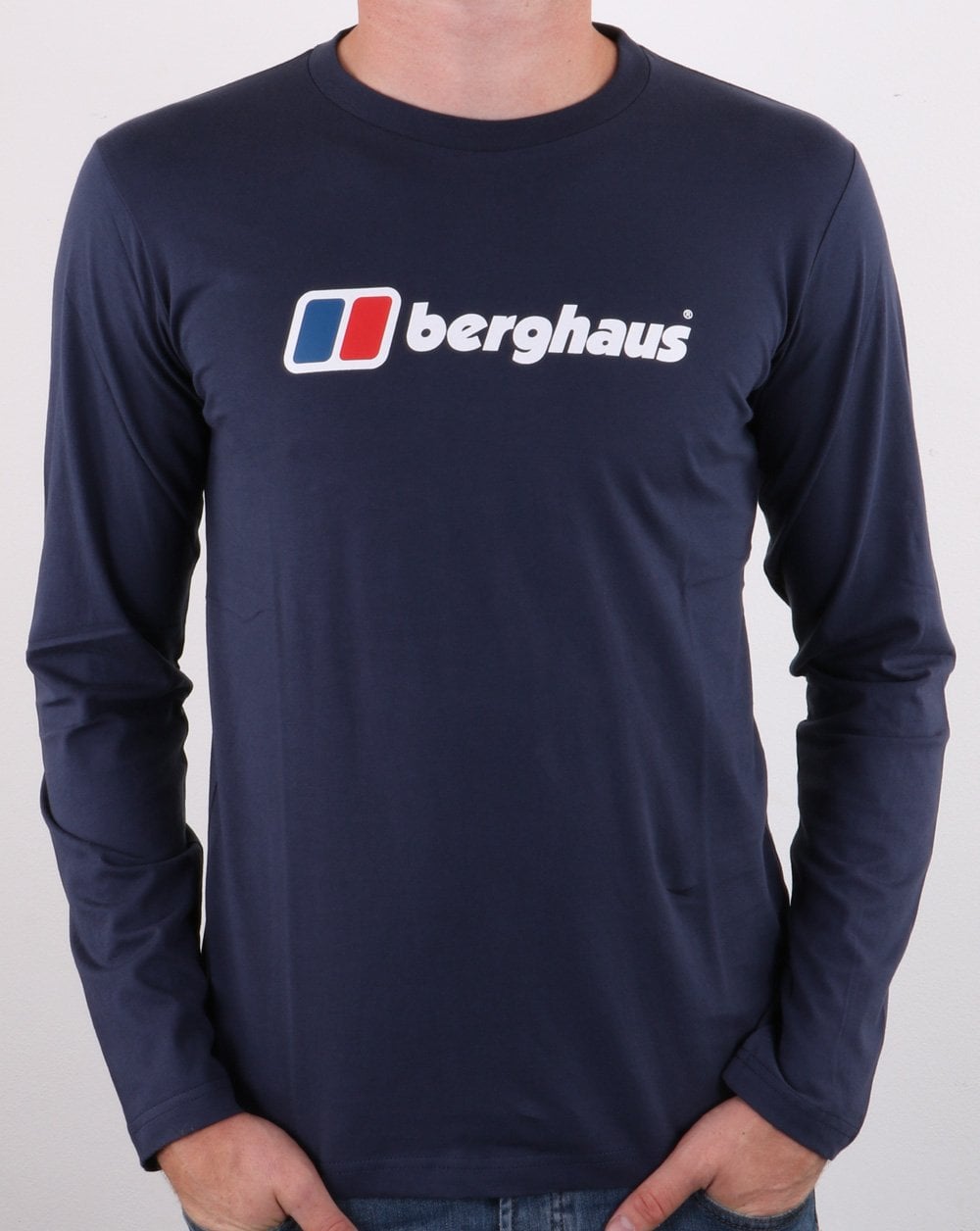 Berghaus Logo L/s T-shirt Dark Blue