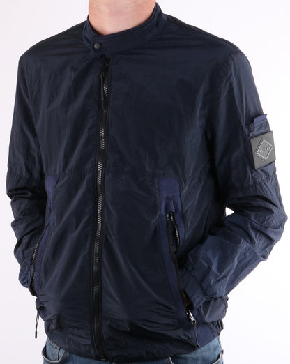 Replay Biker Collar Bomber Jacket Ultramarine