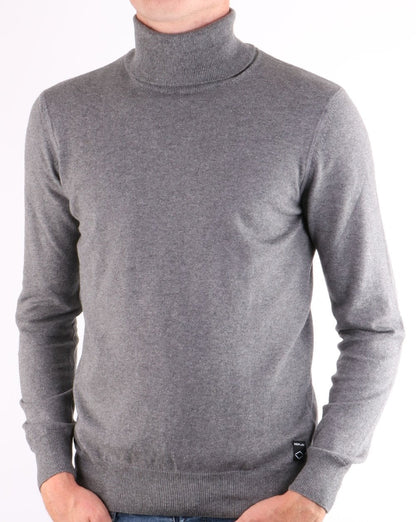 Replay Roll Neck Grey Melange