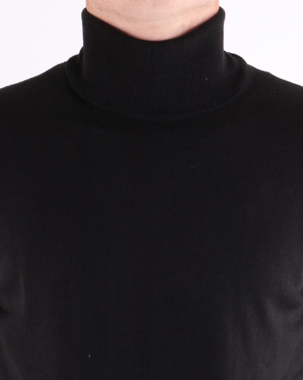 Replay Roll Neck Black