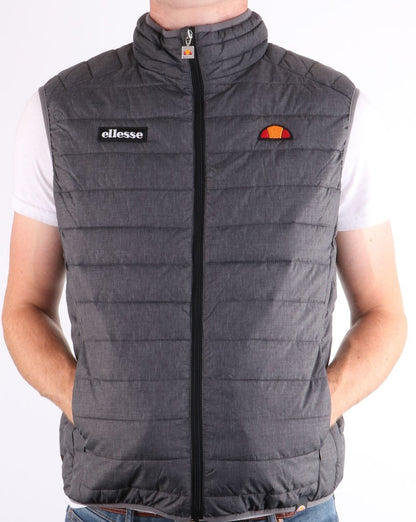 Ellesse Bardy Padded Gilet Dark Grey Marl