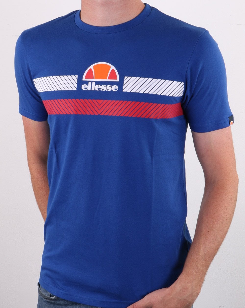Ellesse Glisenta T Shirt Blue/White/Red