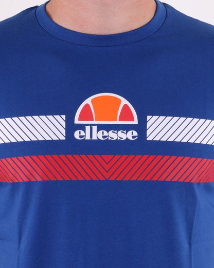 Ellesse Glisenta T Shirt Blue/White/Red