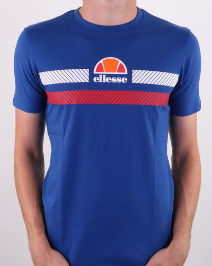 Ellesse Glisenta T Shirt Blue/White/Red