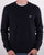 Lacoste Crew Neck Cotton Pique Jumper Navy