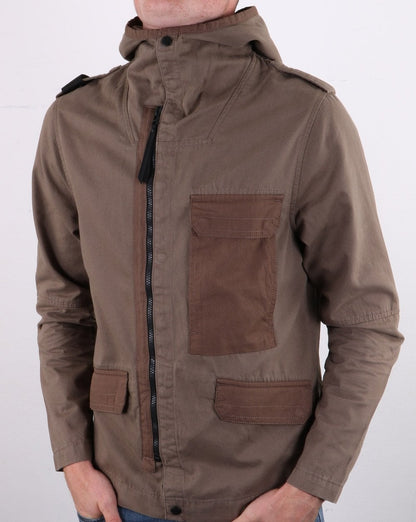 MA.Strum Hooded Jacket Timber Wolf